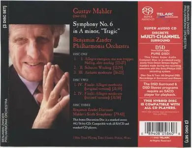 Benjamin Zander, Philharmonia Orchestra - Gustav Mahler: Symphony No. 6 (2002)