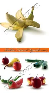 Realistic Fruit and Vegetables vector