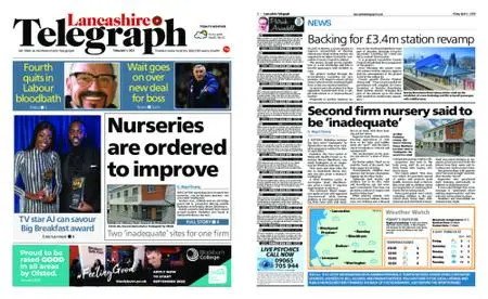 Lancashire Telegraph (Burnley, Pendle, Rossendale) – April 01, 2022