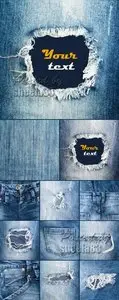 Stock Photo - Jeans Backgrounds