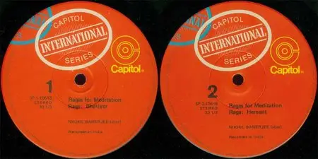 Nikhil Banerjee - Ragas for Meditation (vinyl rip) (1969) {Capitol} **[RE-UP]**