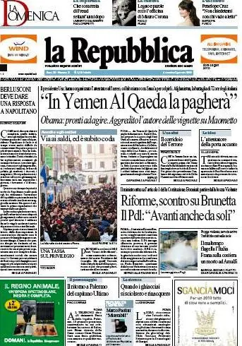 La Repubblica (03-01-10)