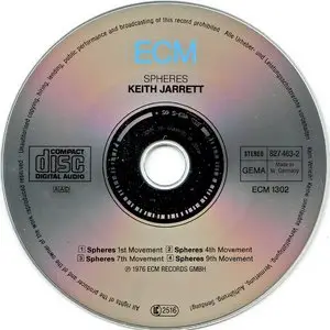 Keith Jarrett - Spheres (1976) {ECM}