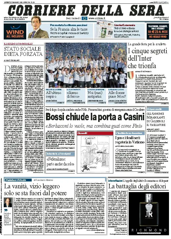 Il Corriere della Sera (17-05-10)