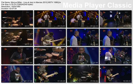 Marcus Miller - Live at Jazz in Marciac 2012 [HDTV 1080i]