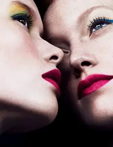 Julia Hafstrom & Chantal Stafford Abbott by Marcus Ohlsson for French Revue de Modes #22 Spring/Summer 2013