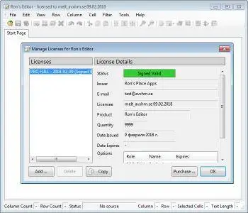 Rons Editor Pro 2018.01.25.0833