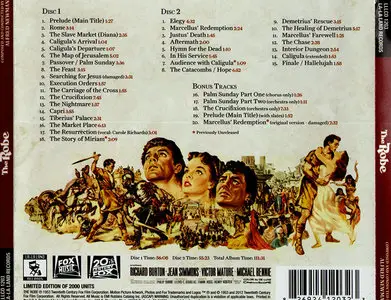 Alfred Newman - The Robe: Expanded Original Motion Picture Score (1953) 2CD Remastered Limited Edition 2012 [Re-Up]