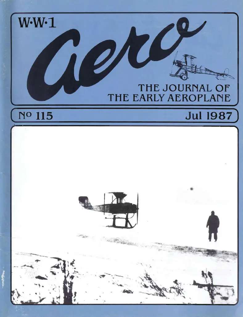 115 journal. Аэро 1987. Aero 1987. Ww1 Aero the Journal of the early aeroplane.