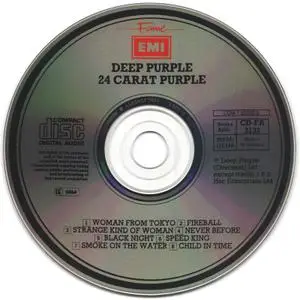 Deep Purple - 24 Carat Purple (1975) [1989, EMI, W-Germany, CDM7520202 CD-FA3132]