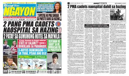 Pilipino Star Ngayon – Septiyembre 24, 2019