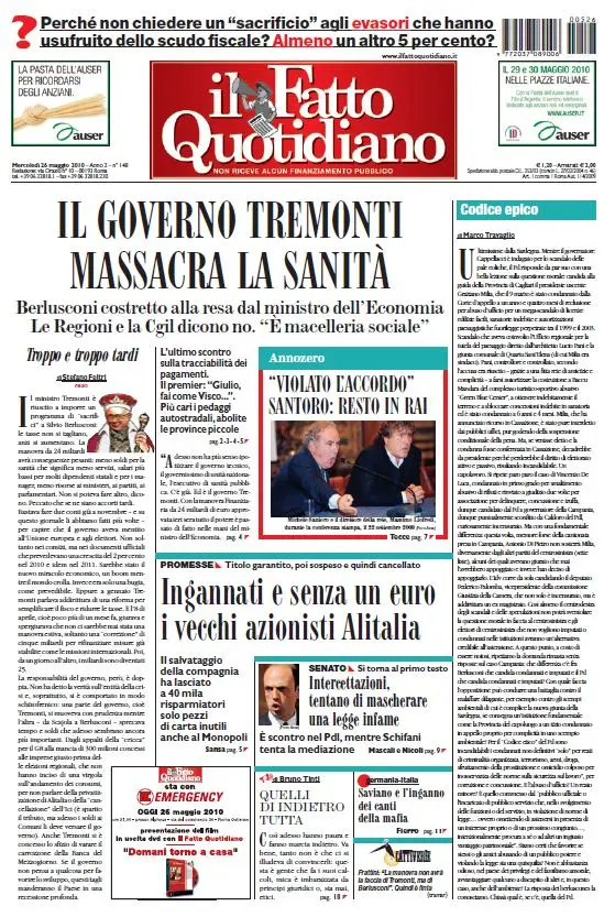 Il Fatto Quotidiano (26-05-10)