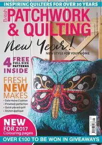 Patchwork & Quilting UK - January 2017