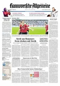 Hannoversche Allgemeine Zeitung - 27.08.2012