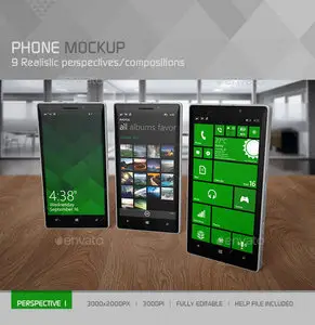 GraphicRiver - Realistic Phone Mockup 2