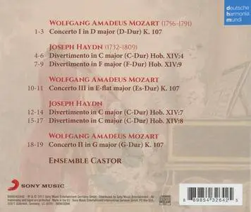 Ensemble Castor - Mozart & Haydn: Concertos & Divertimentos (2017)