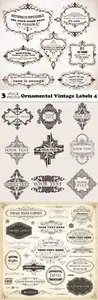 Vectors - Ornamental Vintage Labels 4