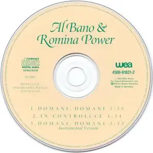 Al Bano & Romina Power - Domani, Domani (Germany CD5) (1993) {WEA}