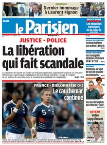 LE PARISIEN + cahier Paris - Samedi 4 septembre 2010