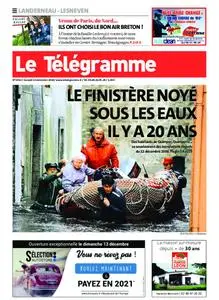 Le Télégramme Landerneau - Lesneven – 12 décembre 2020