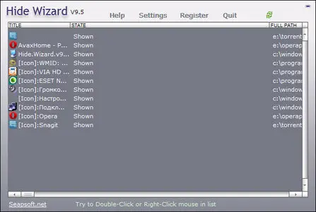 Hide Wizard 9.5