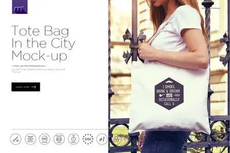 CreativeMarket - Tote Bag Mock-up