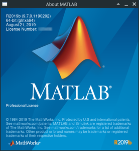 MathWorks MATLAB R2019b v9.7.0.1190202 Linux