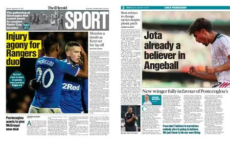 The Herald Sport (Scotland) – September 18, 2021