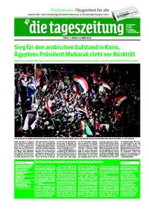 Tageszeitung TAZ vom 11 Februar 2011