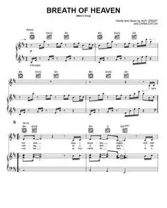 Christmas Sheet Music - Breath of Heaven