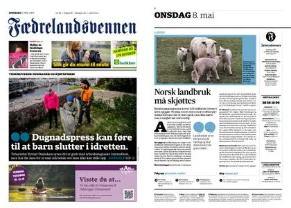 Fædrelandsvennen – 08. mai 2019