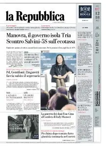 la Repubblica - 7 Dicembre 2018