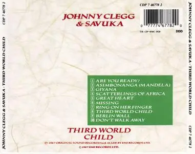 Johnny Clegg & Savuka - Third World Child (1987) [Repost]