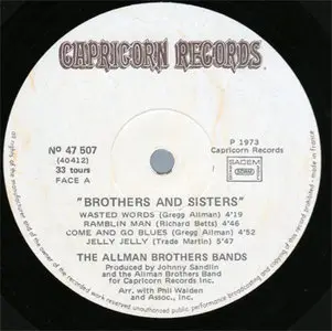 Allman Brothers Band, The - Brothers And Sisters (Capricorn K47507) (FR 1973) (Vinyl 24-96 & 16-44.1)