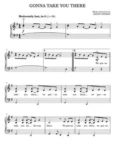 Gonna Take You There - Jim Cummings, Randy Newman, The Princess And The Frog Movie (Easy Piano)