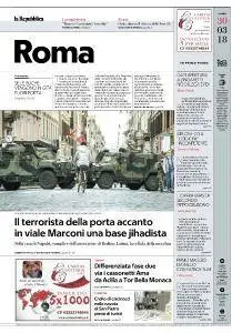 la Repubblica Roma - 30 Marzo 2018