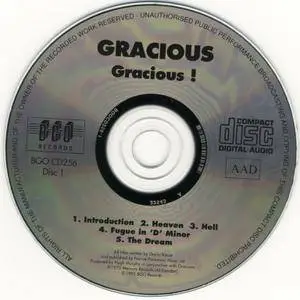 Gracious - Gracious! / This Is... Gracious!! (1970/1971) {1995, Reissue}