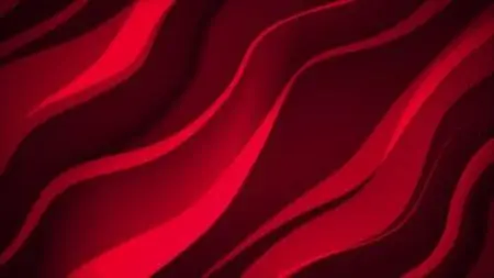 Abstract Red Waves Background Loop 1419566