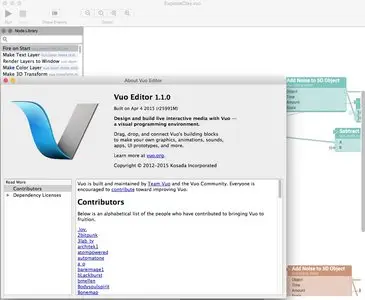 Vuo 1.1.0 Mac OS X