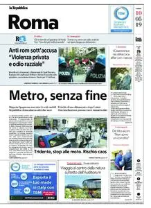 la Repubblica Roma – 10 maggio 2019