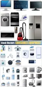 Consumer equipment - Stock Vector