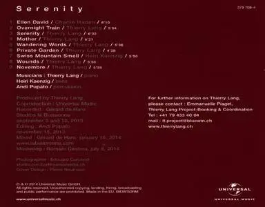 Thierry Lang - Serenity (2014) {Universal}