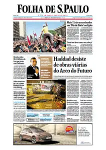  Jornal Folha de São Paulo - 17/ de agosto de 2013 - Sábado