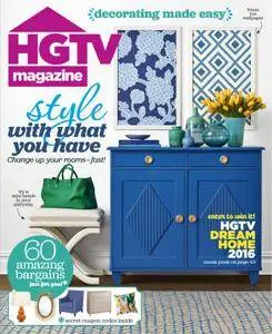 HGTV Magazine - January 01, 2016