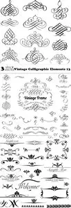 Vectors - Vintage Calligraphic Elements 13