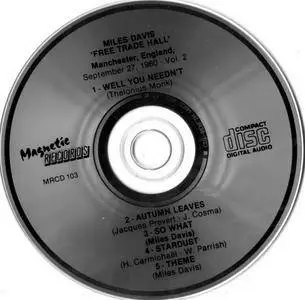 Miles Davis - Free Trade Hall Vol. 1 & Vol. 2 (1960) {2CD Magnetic MRCD 102/3}