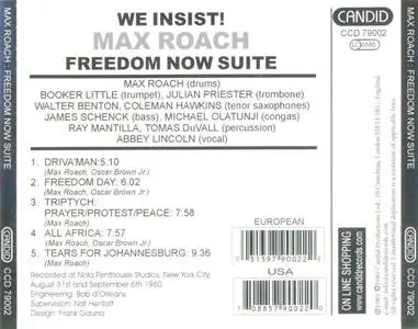 Max Roach - We Insist! Freedom Now Suite (1960) {Candid}