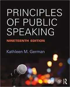 Principles of Public Speaking Ed 19