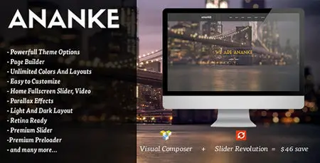 ThemeForest - Ananke v2.0 - One Page Parallax WordPress Theme