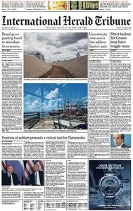 International Herald Tribune from Wednesday, 20. June 2012